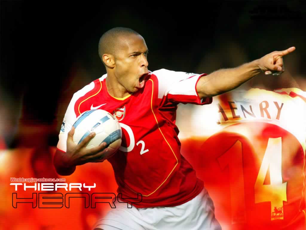 Thierry Henry soccer star